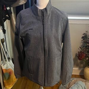 Greg Norman Collection Women's Gray Utility Jacket/waterproof golf jacket